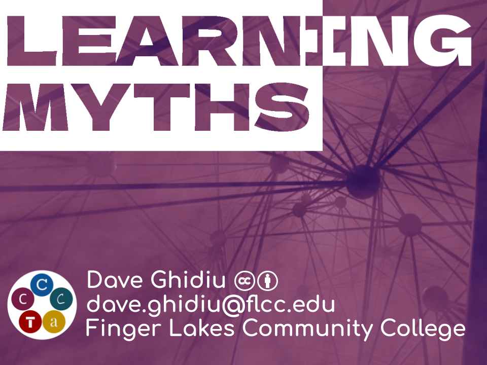 Slide deck thumbnail: Myths of Teaching and Learning